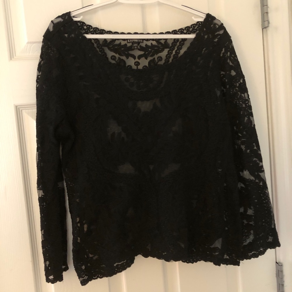 Women’s Express Top - Black Floral